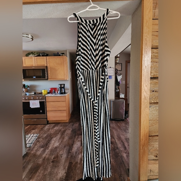 Lane Bryant Stripe Maxi Dress - Picture 1 of 3